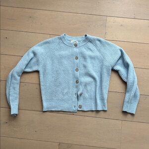 Soft baby blue cardi